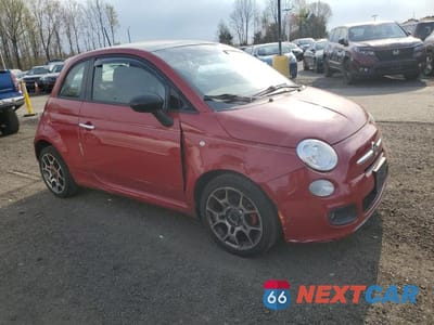 Czwarte zdjęcie samochodu z boku: 2015 FIAT 500 SPORT VIN:3C3CFFBR5FT624127 - miniatura