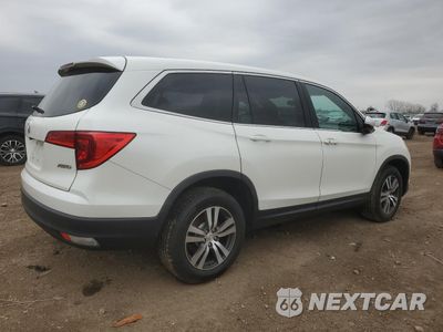 Trzecie zdjęcie samochodu z tyłu: 2018 HONDA PILOT EX VIN:5FNYF6H32JB056172 - miniatura