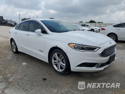 Czwarte zdjęcie samochodu z boku: 2018 FORD FUSION SE HYBRID VIN:3FA6P0LU4JR118726 - miniatura