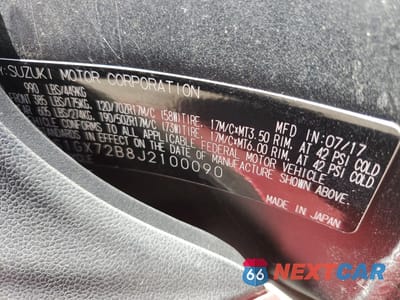 Zdjęcie 9 z 9 samochodu: 2018 SUZUKI GSX1300 RA VIN:JS1GX72B8J2100090 - miniatura