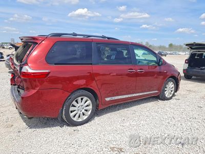 Trzecie zdjęcie samochodu z tyłu: 2017 TOYOTA SIENNA XLE PREMIUM 7-PASSENGER VIN:5TDDZ3DC4HS153860 - miniatura