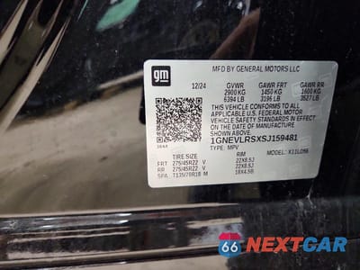 Zdjęcie 14 z 14 samochodu: 2025 CHEVROLET TRAVERSE RS VIN:1GNEVLRSXSJ159481 - miniatura