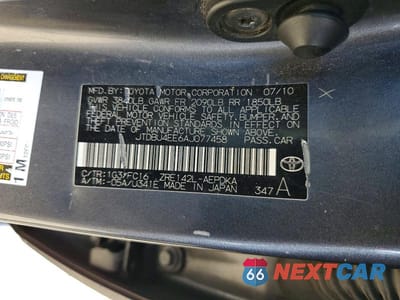 Zdjęcie 12 z 12 samochodu: 2010 TOYOTA COROLLA LE VIN:JTDBU4EE6AJ077458 - miniatura