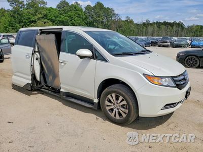 Czwarte zdjęcie samochodu z boku: 2014 HONDA ODYSSEY EXL VIN:5FNRL5H62EB127216 - miniatura