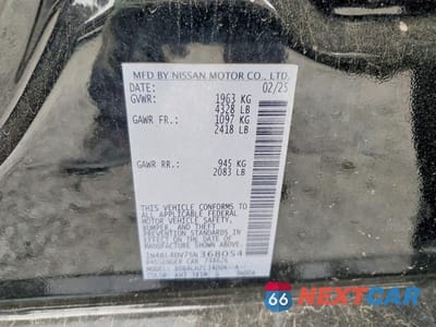 Zdjęcie 12 z 12 samochodu: 2025 NISSAN ALTIMA SV VIN:1N4BL4DV7SN368054 - miniatura