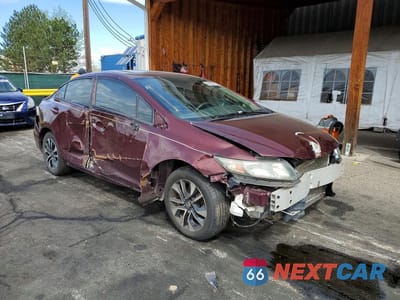 Czwarte zdjęcie samochodu z boku: 2015 HONDA CIVIC EX VIN:19XFB2F83FE098695 - miniatura