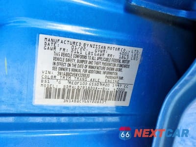 Zdjęcie 12 z 12 samochodu: 2022 NISSAN SENTRA SV VIN:3N1AB8CV6NY228539 - miniatura