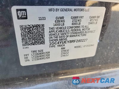 Zdjęcie 13 z 13 samochodu: 2024 CHEVROLET SILVERADO K3500 LTZ VIN:1GC4YUEY8RF280227 - miniatura