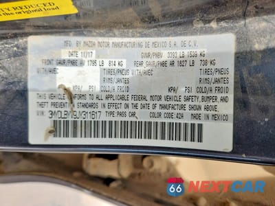 Zdjęcie 12 z 12 samochodu: 2018 TOYOTA YARIS IA BASE VIN:3MYDLBYV9JY311617 - miniatura
