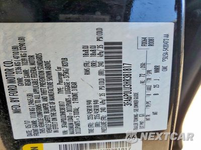 Zdjęcie 13 z 13 samochodu: 2017 FORD FUSION SE HYBRID VIN:3FA6P0LU3HR381817 - miniatura
