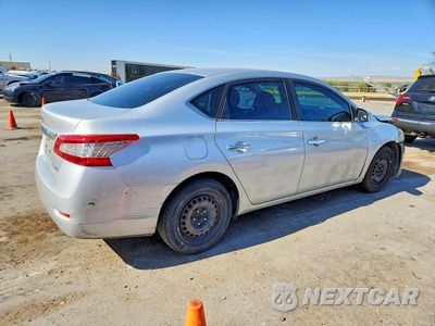 Trzecie zdjęcie samochodu z tyłu: 2014 NISSAN SENTRA S VIN:3N1AB7AP7EL611143 - miniatura