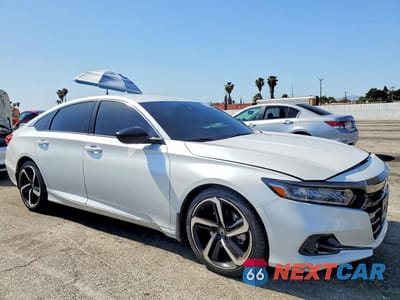 Czwarte zdjęcie samochodu z boku: 2022 HONDA ACCORD SPORT SE VIN:1HGCV1F4XNA102939 - miniatura