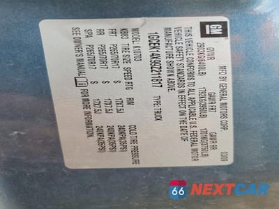 Zdjęcie 12 z 12 samochodu: 2009 CHEVROLET SILVERADO K1500 VIN:1GCEK14X99Z211817 - miniatura