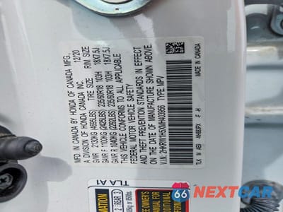 Zdjęcie 13 z 13 samochodu: 2021 HONDA CR-V EX VIN:2HKRW1H5XMH403956 - miniatura