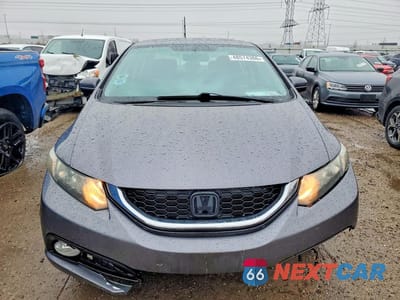 Piąte zdjęcie samochodu w środku: 2014 HONDA CIVIC EXL VIN:2HGFB2F99EH514729 - miniatura