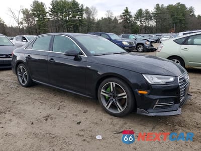 Czwarte zdjęcie samochodu z boku: 2017 AUDI A4 PREMIUM PLUS VIN:WAUENAF4XHN025409 - miniatura