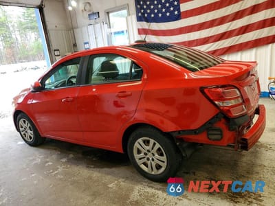 Drugie zdjęcie samochodu z przodu: 2019 CHEVROLET SONIC LS VIN:1G1JB5SB0K4133565 - miniatura