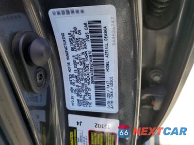 Zdjęcie 12 z 12 samochodu: 2009 TOYOTA COROLLA XRS VIN:1NXBE40E69Z044972 - miniatura