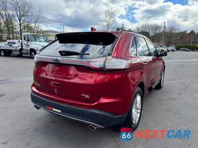 Trzecie zdjęcie samochodu z tyłu: 2015 FORD EDGE SEL VIN:2FMTK4J8XFBB13749 - miniatura