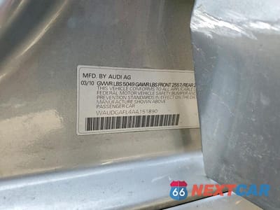 Zdjęcie 12 z 12 samochodu: 2010 AUDI S4 PREMIUM PLUS VIN:WAUDGAFL4AA151890 - miniatura