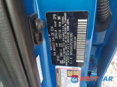 Zdjęcie 13 z 13 samochodu: 2023 KIA RIO S VIN:3KPA24AD3PE541990 - miniatura