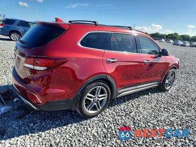 Trzecie zdjęcie samochodu z tyłu: 2018 HYUNDAI SANTA FE LIMITED ULTIMATE VIN:KM8SR4HF0JU276280 - miniatura