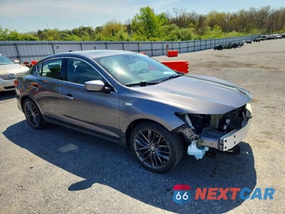 Czwarte zdjęcie samochodu z boku: 2019 ACURA ILX PREMIUM A-SPEC VIN:19UDE2F81KA015049 - miniatura