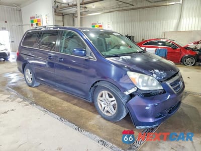 Czwarte zdjęcie samochodu z boku: 2006 HONDA ODYSSEY EX VIN:5FNRL38456B083247 - miniatura