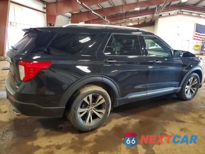 Trzecie zdjęcie samochodu z tyłu: 2020 FORD EXPLORER PLATINUM VIN:1FM5K8HC0LGA51549 - miniatura