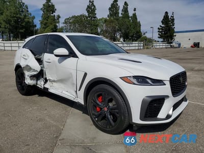 Czwarte zdjęcie samochodu z boku: 2022 JAGUAR F-PACE SVR VIN:SADCZ2EE1NA696926 - miniatura