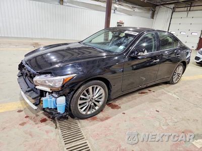 2021 INFINITI Q50 LUXE JN1EV7BR7MM754171 - główne zdjęcie licytacji z USA - miniatura