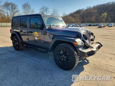 Czwarte zdjęcie samochodu z boku: 2022 JEEP WRANGLER UNLIMITED SPORT VIN:1C4HJXDNXNW272347 - miniatura
