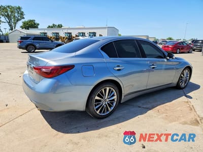 Trzecie zdjęcie samochodu z tyłu: 2018 INFINITI Q50 3.0T LUXE VIN:JN1EV7AP2JM360203 - miniatura