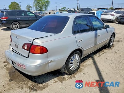 Trzecie zdjęcie samochodu z tyłu: 2002 TOYOTA COROLLA LE VIN:1NXBR12E22Z613404 - miniatura