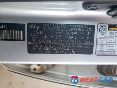Zdjęcie 12 z 12 samochodu: 2011 KIA FORTE VIN:KNAFT4A22B5324479 - miniatura