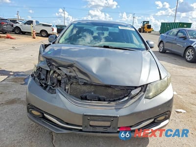 Piąte zdjęcie samochodu w środku: 2013 HONDA CIVIC EXL VIN:19XFB2F90DE281784 - miniatura