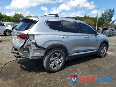 Trzecie zdjęcie samochodu z tyłu: 2022 HYUNDAI SANTA FE SEL VIN:5NMS34AJ7NH426273 - miniatura