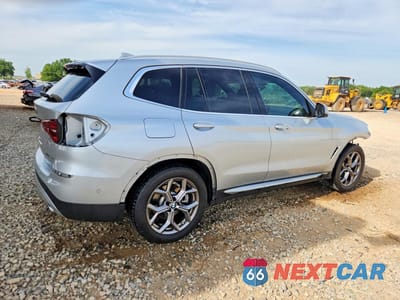 Trzecie zdjęcie samochodu z tyłu: 2021 BMW X3 SDRIVE30I VIN:5UXTY3C02M9G87827 - miniatura