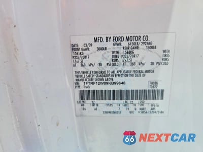 Zdjęcie 13 z 13 samochodu: 2009 FORD F150 VIN:1FTRF12W09KB99646 - miniatura