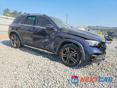 Czwarte zdjęcie samochodu z boku: 2022 MERCEDES-BENZ GLE 350 VIN:4JGFB4JB0NA777884 - miniatura