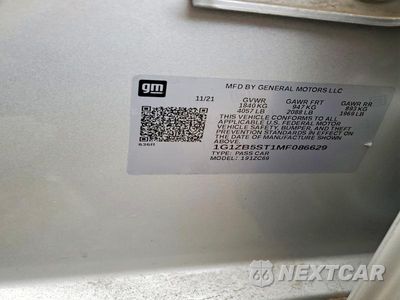Zdjęcie 12 z 12 samochodu: 2021 CHEVROLET MALIBU LS VIN:1G1ZB5ST1MF086629 - miniatura