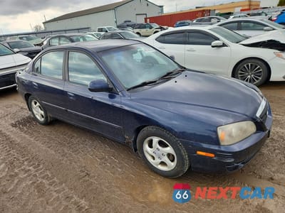 Czwarte zdjęcie samochodu z boku: 2006 HYUNDAI ELANTRA GLS VIN:KMHDN45D16U288615 - miniatura