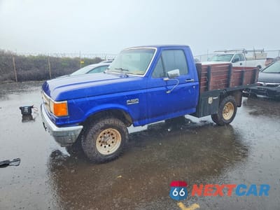 1987 FORD F150 FLATBED TRUCK 1FTEF14H4HKA46876 - główne zdjęcie licytacji z USA - miniatura