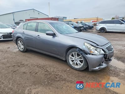 Czwarte zdjęcie samochodu z boku: 2011 INFINITI G37 SEDAN X VIN:JN1CV6AR2BM407251 - miniatura