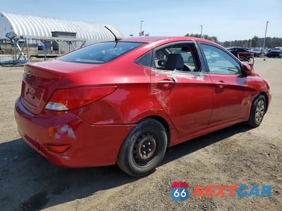 Trzecie zdjęcie samochodu z tyłu: 2015 HYUNDAI ACCENT GLS VIN:KMHCT4AE2FU902992 - miniatura