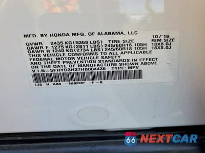 Zdjęcie 14 z 14 samochodu: 2017 ACURA MDX VIN:5FRYD3H37HB004436 - miniatura