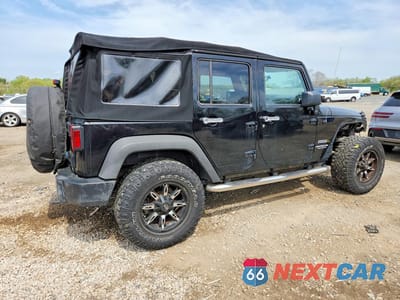 Trzecie zdjęcie samochodu z tyłu: 2011 JEEP WRANGLER UNLIMITED SPORT VIN:1J4BA3H10BL585226 - miniatura