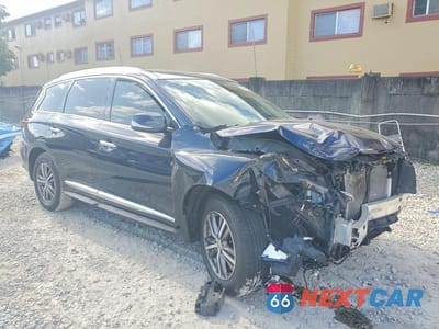 Czwarte zdjęcie samochodu z boku: 2020 INFINITI QX60 LUXE VIN:5N1DL0MN0LC516257 - miniatura