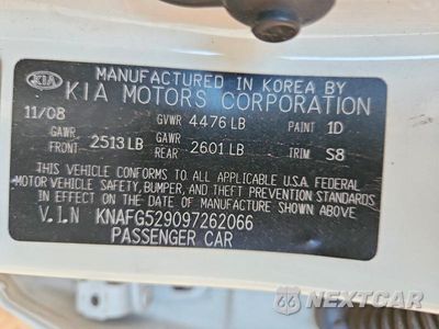 Zdjęcie 13 z 13 samochodu: 2009 KIA RONDO BASE VIN:KNAFG529097262066 - miniatura