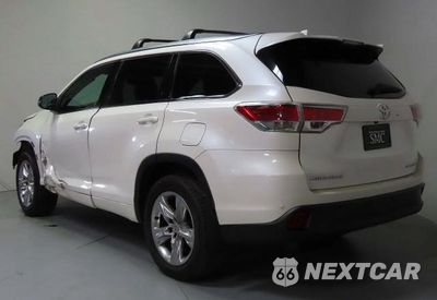 Czwarte zdjęcie samochodu z boku: 2015 TOYOTA HIGHLANDER LIMITED PLATINUM VIN:5TDDKRFH0FS175061 - miniatura